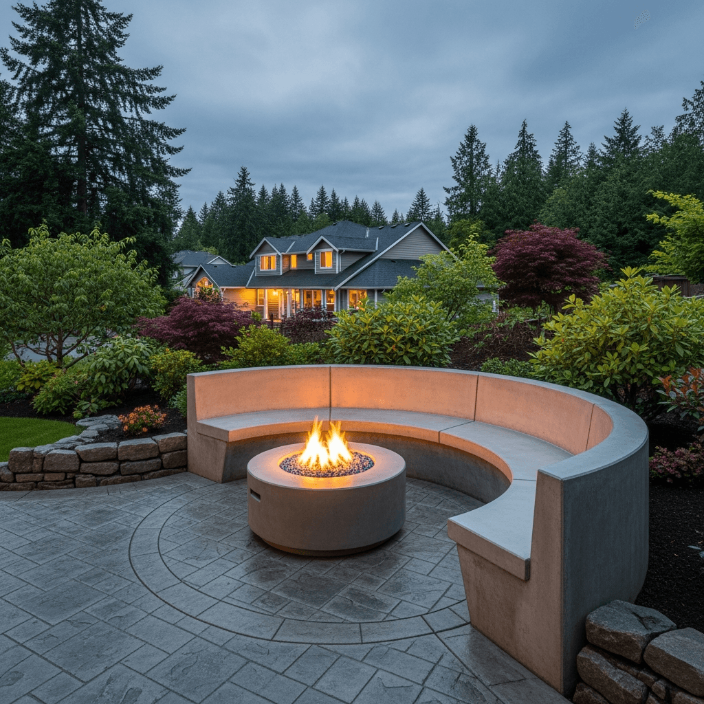 Custom Fire Pits — Daedalus Contracting, Lower Mainland BC